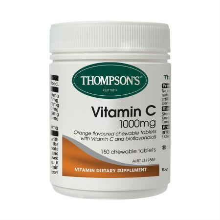 Thompson's Vitamin C 1000mg 150 Chewable tablets