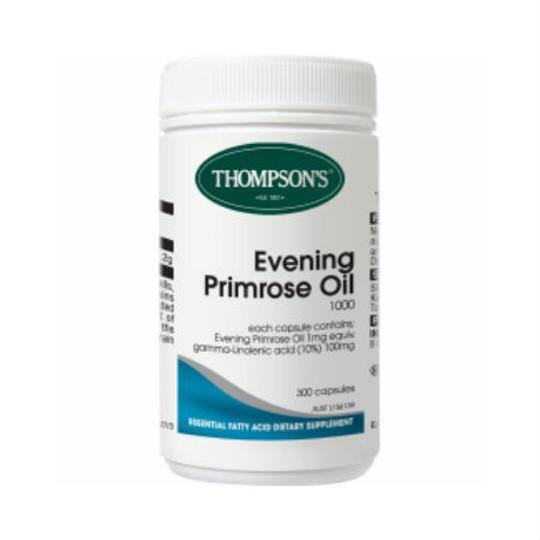 Thompson's Evening Primrose Oil 1000 300 Capsules