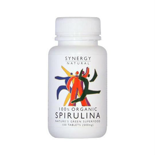 synergy 100% Organic Spirulina 200 tablets