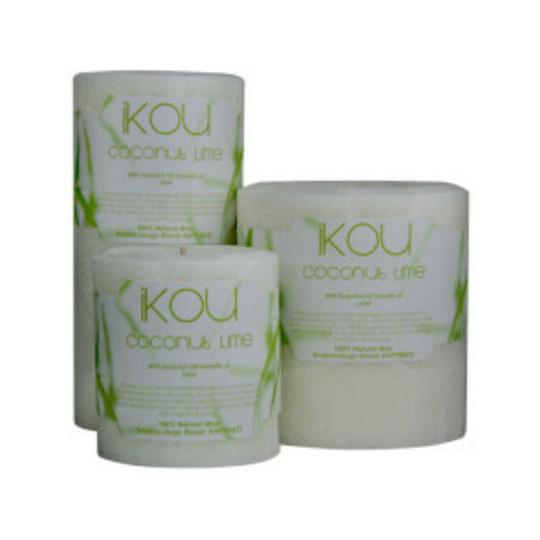 Ikou Tall Candle in Coconut Lime