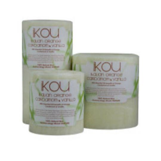 Ikou Tall Candle in Italian Orange,Cardamom & Vanilla