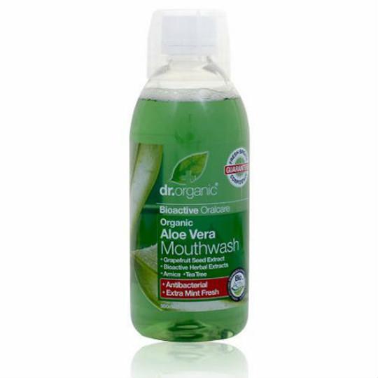 Dr Organic Aloe Vera Mouthwash 500ml