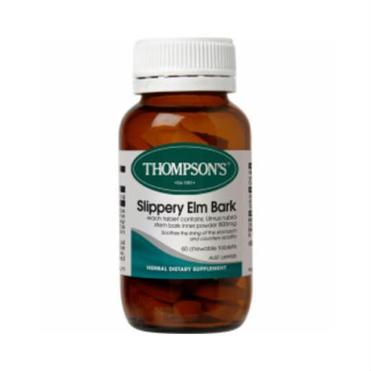 Thompson's Slippery Elm Bark 120 chewable tablets