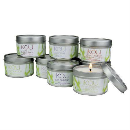 Ikou Coconut and Lime Candle in Travel Tin