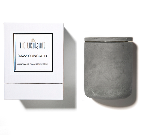 THE LUXURIATE CANDLE - RAW CONCRETE