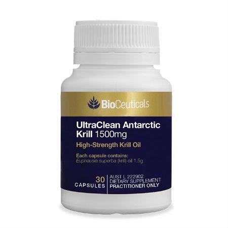 BioCeuticals UltraClean Antarctic Krill 1500mg 30 capsules