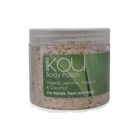 Ikou Body Polish in Organic Coconut, Jasmine Rice and Hibiscus 250g